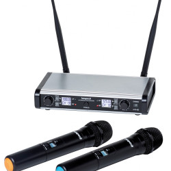 Bespeco Double handheld UHF wireless microphone system