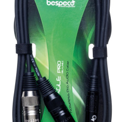 Bespeco mini stereo jack to 2 x canon male  1.5mm