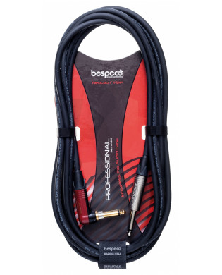 bespeco Professional Guitar Cable 3m with Silent Switch