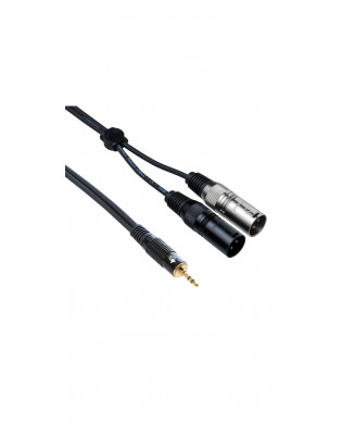 Bespeco mini stereo jack to 2 x canon male  1.5mm