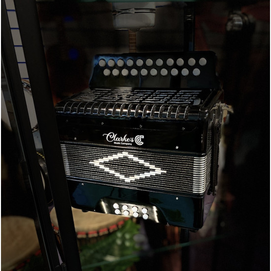 Clarkes  B/C Melodeon, Black Dubh 2 