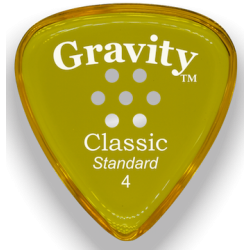 Gravity Classic Standard 4mm YELLOW polished Multi-hole GCLS4PM