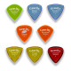 Gravity Picks Thick pick variety pack
