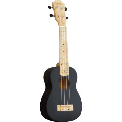 Blue Moon BU-04 Soprano Ukulele, Black GR35002K