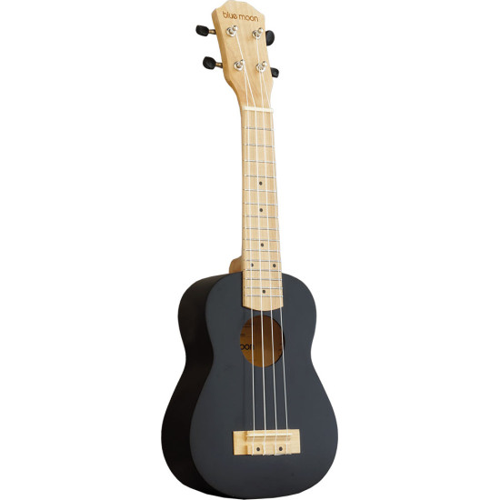Blue Moon BU-04 Soprano Ukulele, Black GR35002K