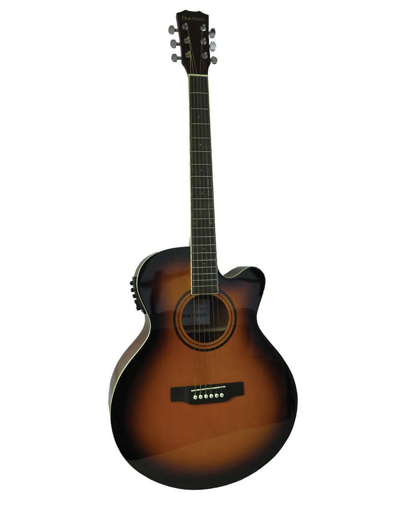 Blue Moon BG-34ET Electro Acoustic Guitar, S/B