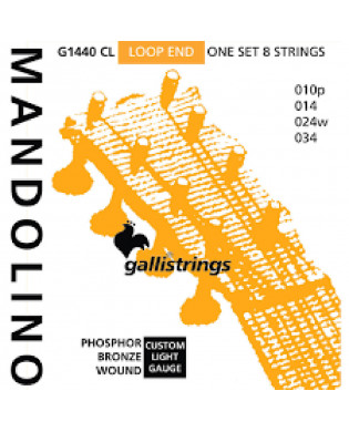 Galli Mandolin Strings, CL Ph/Bz. Light G1440 