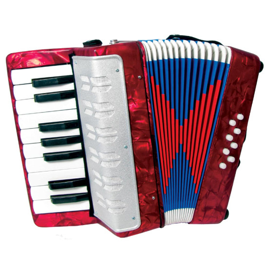 Clarkes Child's Piano Accordion, Red