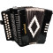 Scarlatti MARINO D/G Melodeon, Black Scarlatti MARINO D/G Melodeon, Black