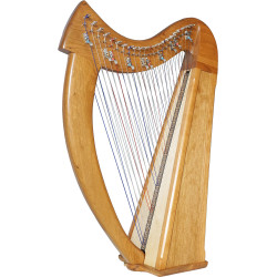 Stoney End Brea Double Strung Harp. 44 Strings