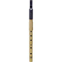 Nightingale High D Whistle, Tuneable Brass