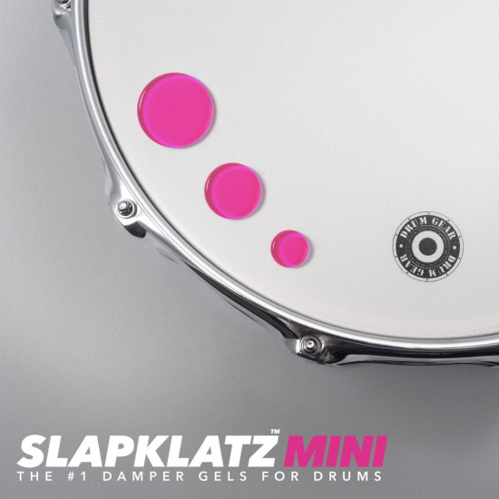 SlapKlatz Mini Drum Damping gels  Pink 6 pack