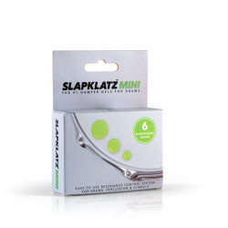 SlapKlatz Mini Drum Damping gels  Alien Green 6 Pack