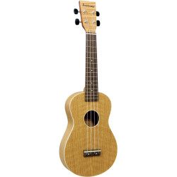 Ashbury Concert Ukulele, Flamed Oak