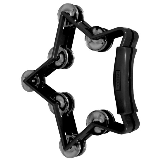 Atlas AP-03K Star Tambourine, Black