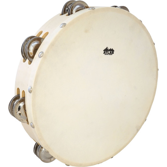Atlas AP-H500 10inch Tambourine, Double Jingle