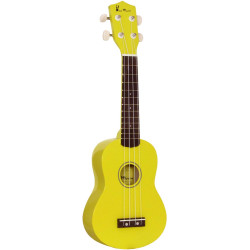 Blue Moon BU-02 Coloured Soprano Uke, Yellow