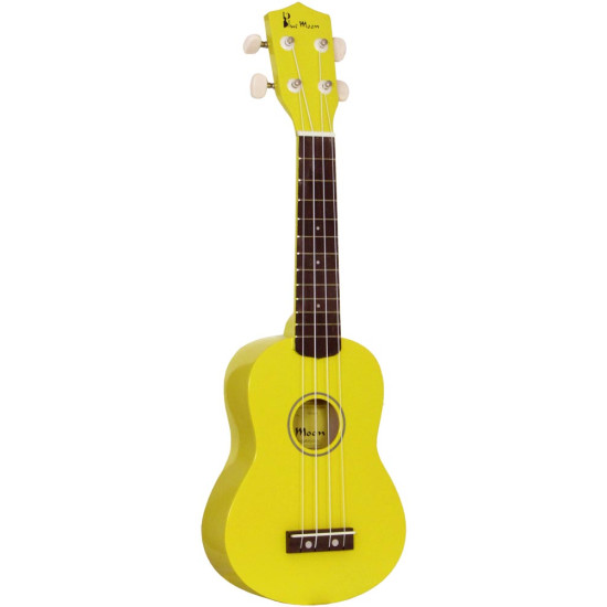 Blue Moon BU-02 Coloured Soprano Uke, Yellow