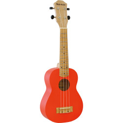 Blue Moon BU-04 Soprano Ukulele, Red