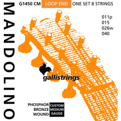 Galli G1450CM Mandolin Strings, Ph/Bz.Medium