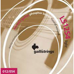 Galli LS1254 Guitar Set, Light, Phos Bronze