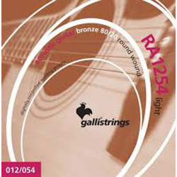 Galli RA1254 Guitar Set, Light, Bronze