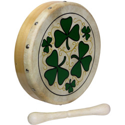 Glenluce 8inch Drum, Shamrock design