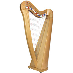 Glenluce Black Loch 22 String Lap Harp