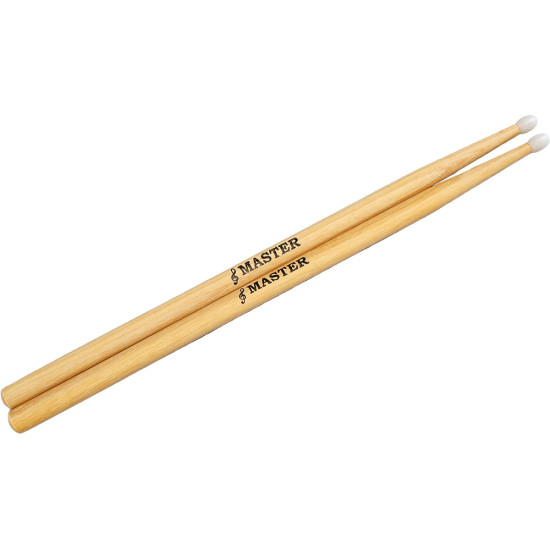 Masterline MT-23 Samba Drum Sticks, Nylon Tip