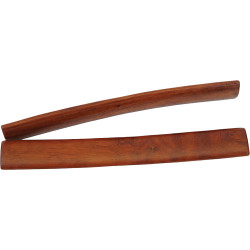 Glenluce GB-PK Padouk Oval Pair of Bones