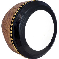 Glenluce Wave 15inch Bodhran, Rosewood Finish