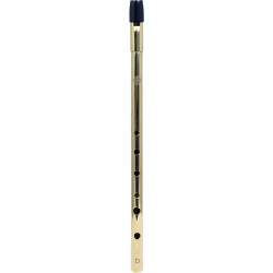 Glenluce Wexford High D Whistle. Brass Finish