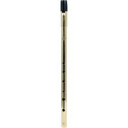 Glenluce Wexford High C Whistle. Brass Finish