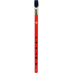 Glenluce Wexford High D Whistle. Red Finish