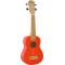 Blue Moon BU-04 Soprano Ukulele, Red