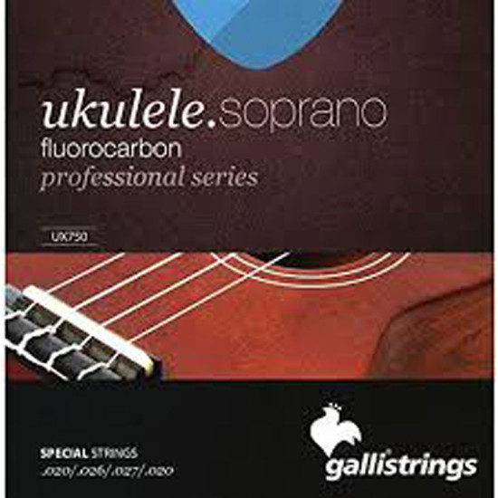 Galli UX-750 Uke Strings, Sop Fluorocarbon