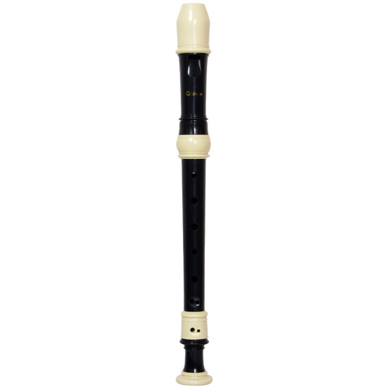 Valentino VR-206 Descant Recorder, Black/White