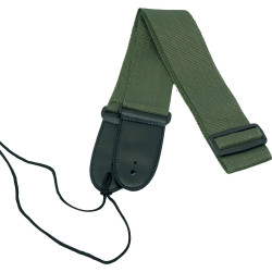 Viking VGS-06G Webbing Guitar Strap, Green