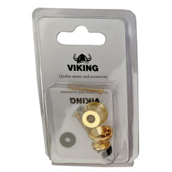 Viking GSB-10G Gold Colour Strap Buttons, Pair