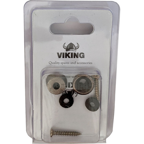 Viking GSB-10K Gun Metal Strap Buttons, Pair