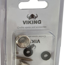 Viking GSB-10N Nickel Strap Buttons, Pair