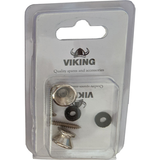 Viking GSB-10N Nickel Strap Buttons, Pair