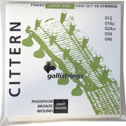 Galli FG033 Cittern String Set, Loop Ended