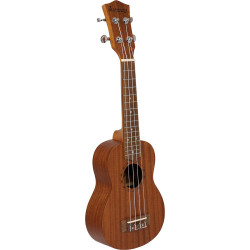 Ashbury AU-75SS Soprano Uke, Sapele