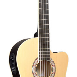Ashbury AGC-320EC Classical Guitar, Thin Body