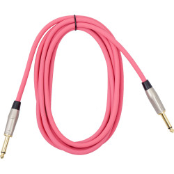 Viking VGL-2023-PK 3m Pink Guitar Lead. SS