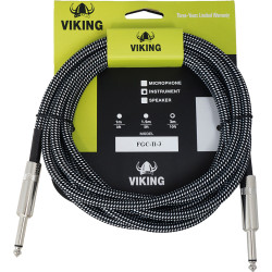 Viking FGC-II-3 3m Fabric Guitar Cable