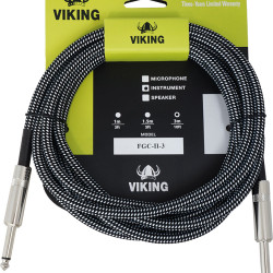 Viking FGC-II-3 3m Fabric Guitar Cable