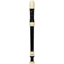 Valentino VR-206 Descant Recorder, Black/Cream