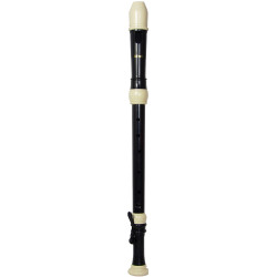 Valentino VR-226 Tenor Recorder, Black/Cream